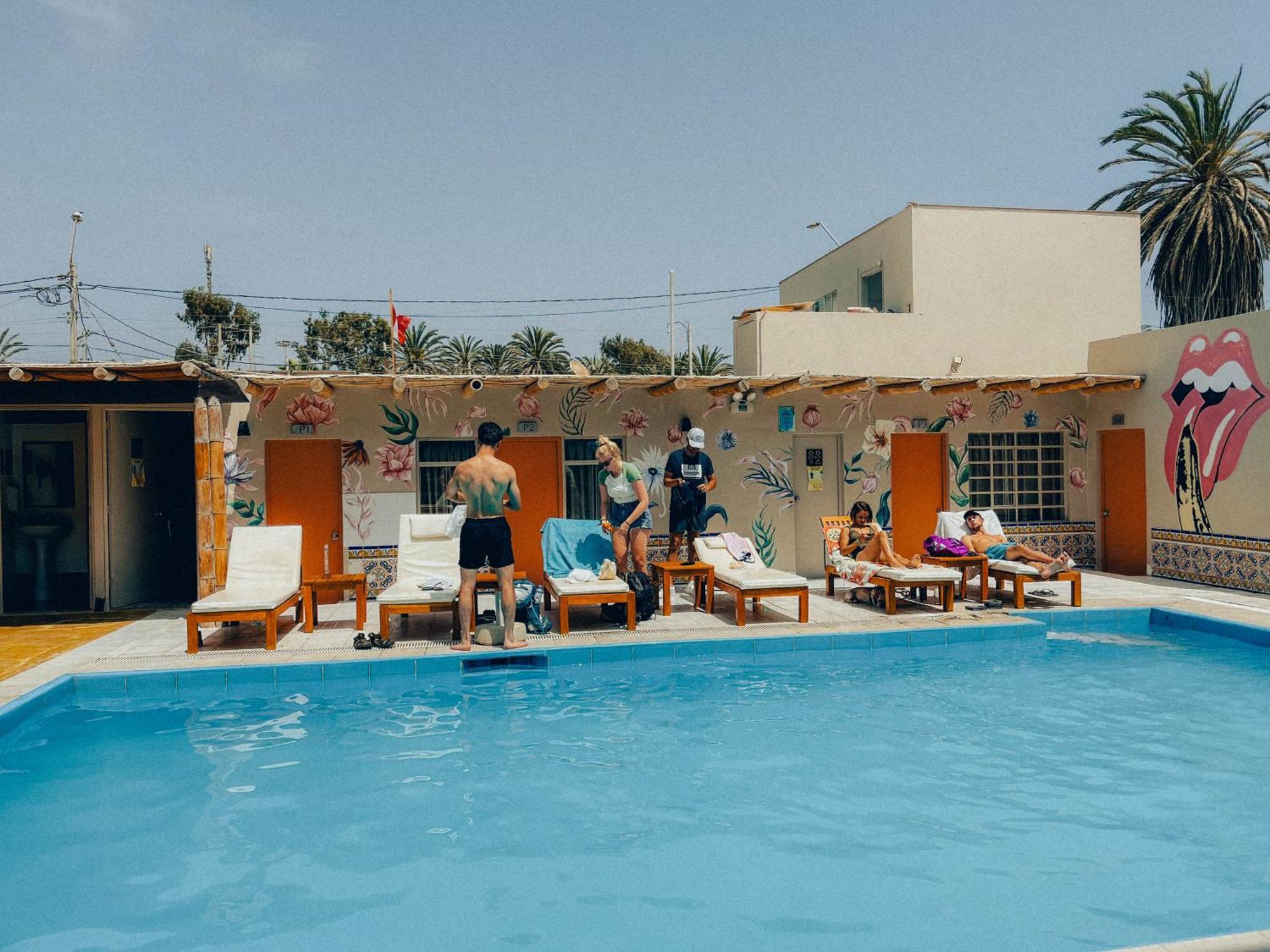 Viajero Paracas Hostel エクステリア 写真