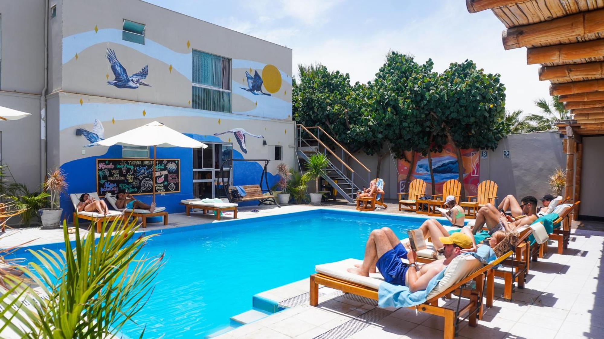 Viajero Paracas Hostel エクステリア 写真